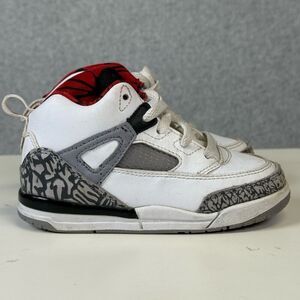 Nike Air Jordan Spizike BT White Black Red Sneakers 317701 122 Toddler Size 8c